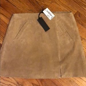 BLANK NYC camel skirt